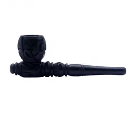 Fajka drewniana Kawum Schwarz rzeźbiona 13cm
