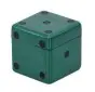 Młynek metalowy GREEN DICE 3-częściowy 4 cm