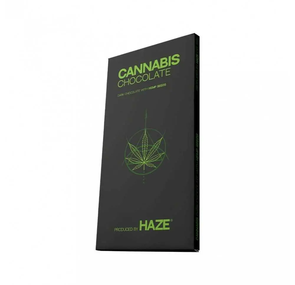 Ciemna czekolada HaZe z nasionami konopi | Cannabis Chocolate