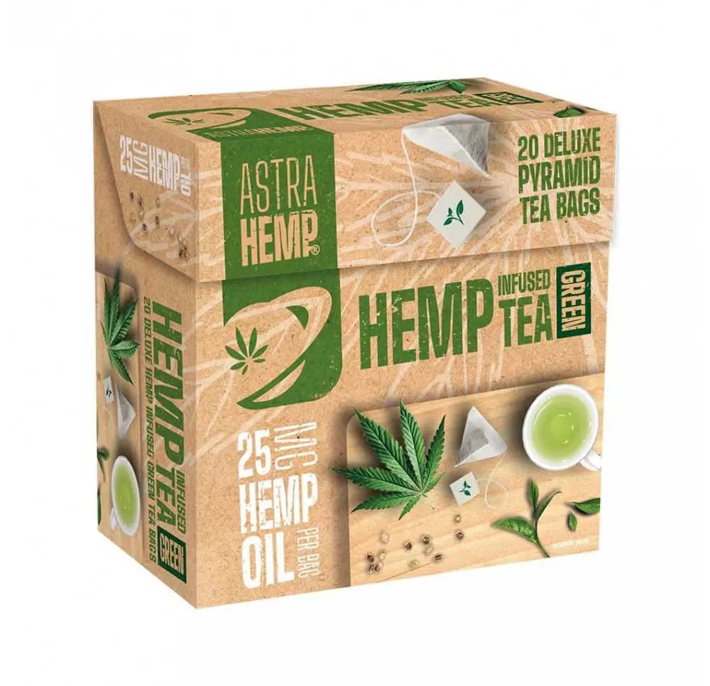 Herbata konopna Astra - 25mg Oleju Konopnego - Zielona Herbata