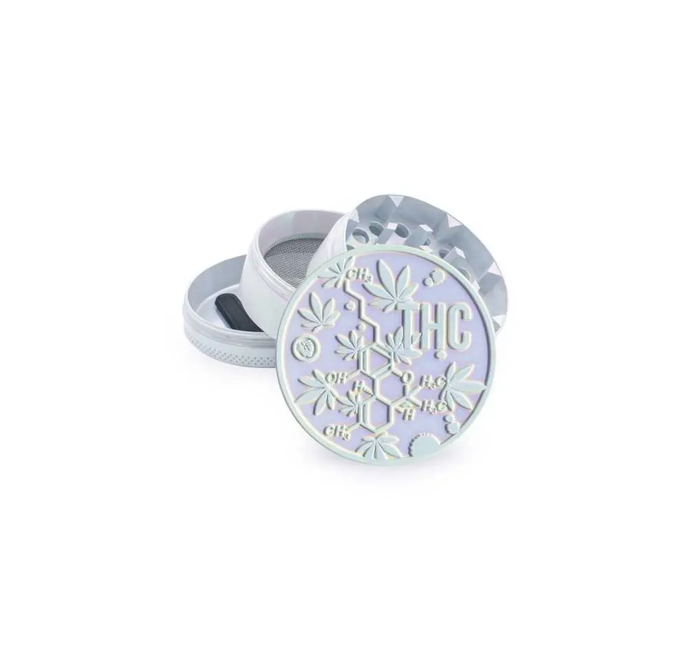 Młynek metalowy Fire Flow Icy Pearl THC 4 części – 50 mm