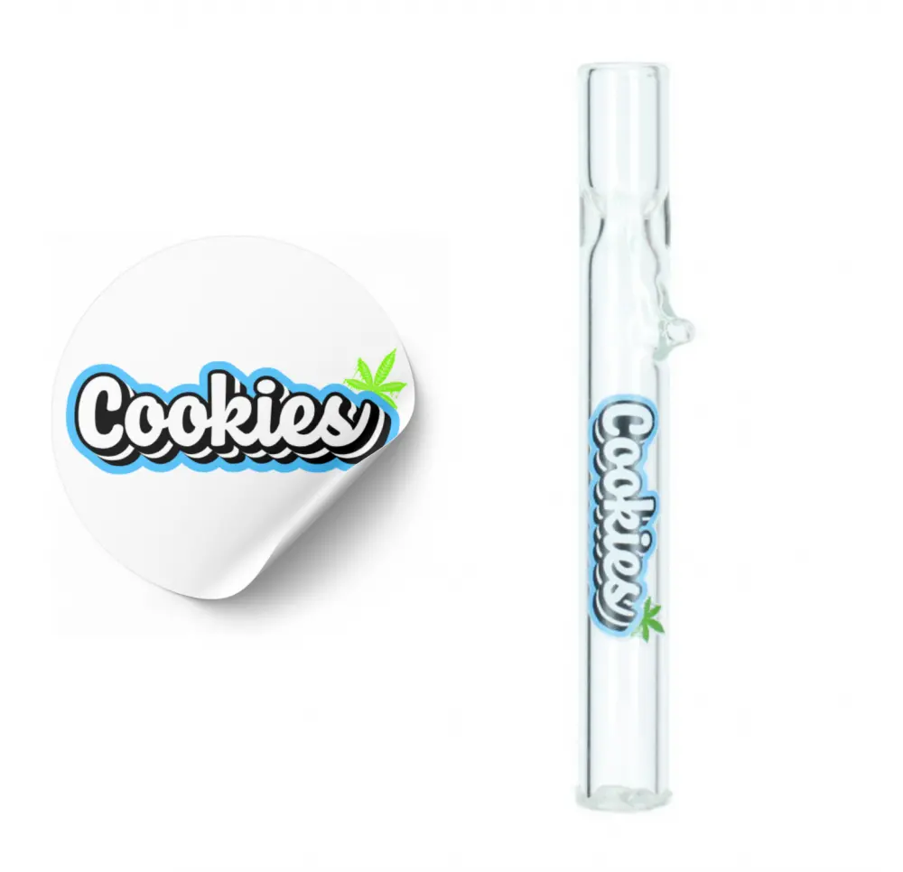 Lufka szklana z grafiką COOKIES - 9 cm