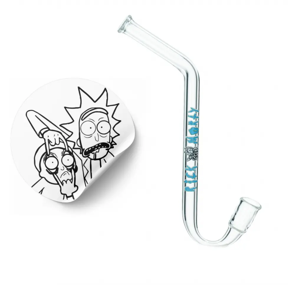 Lufka szklana z grafiką Saksofon - Rick&Morty - 9cm