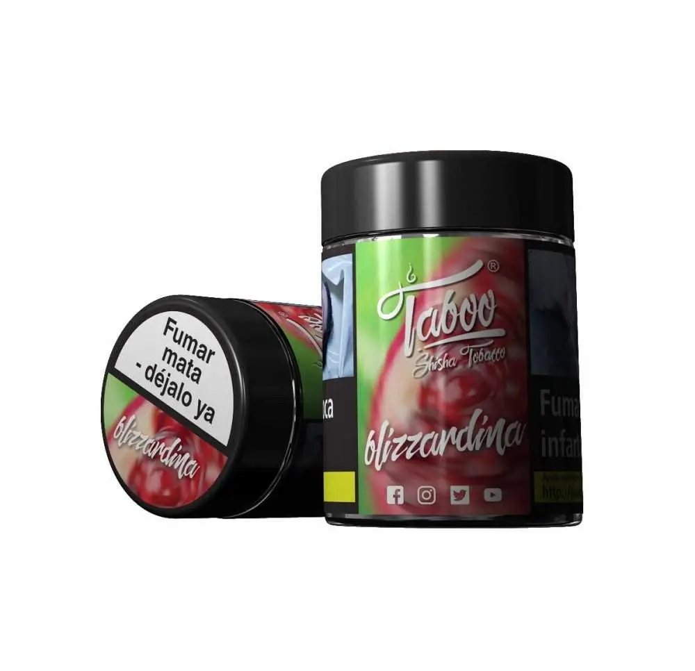 Tytoń do shishy Taboo Blizzardina 50g Mięta Granat (TYLKO ODBIÓR OSOBISTY)