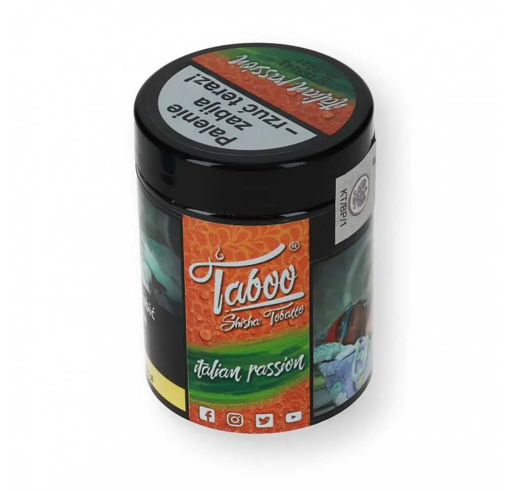 Tytoń do shishy Taboo Italian Passion 50g ORANGE (TYLKO ODBIÓR OSOBISTY)