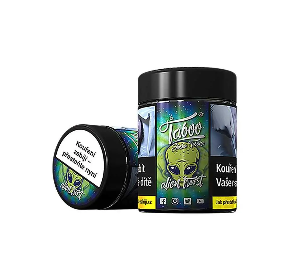 Tytoń do shishy Taboo Alien Twist 50g Mrożona Limonka (TYLKO ODBIÓR OSOBISTY)
