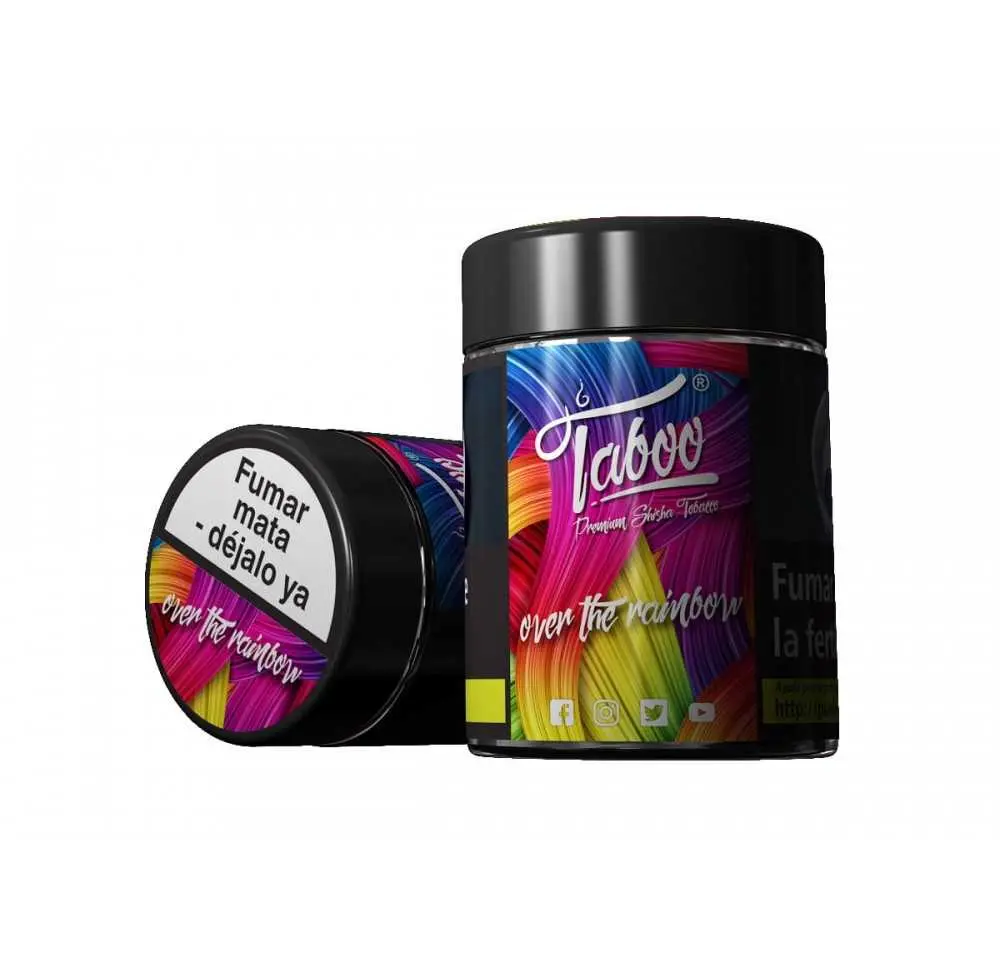 Tytoń do shishy Taboo Over the Rainbow 50g GRUSZKA MIĘTA (TYLKO ODBIÓR OSOBISTY)