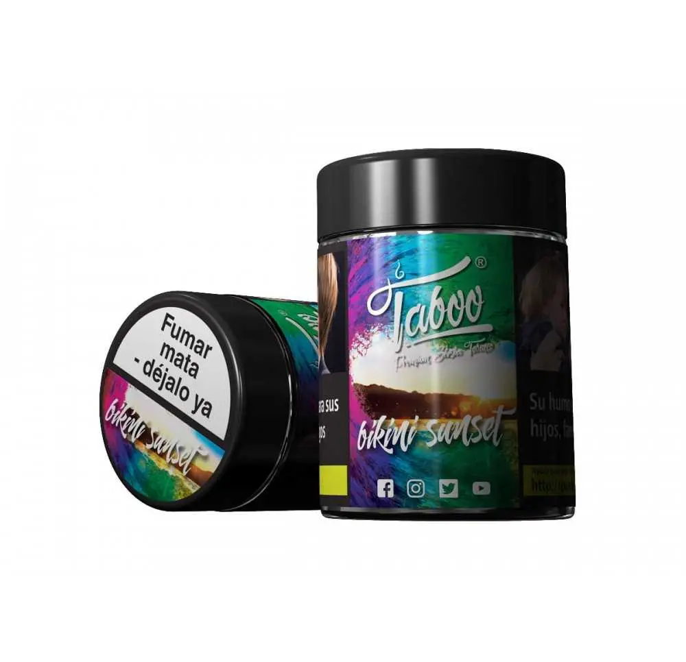 Tytoń do shishy Taboo Bikini 50g MELON i GUMA BALONOWA (TYLKO ODBIÓR OSOBISTY)