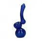 Szklany bubbler Plain 13,5 cm niebieski