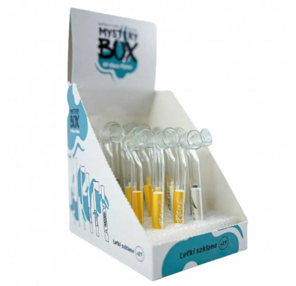 BOX - 21 x Lufka Zagięta z Filtrem Purize 7cm