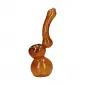 Szklany bubbler Plain 13,5 cm miodowy