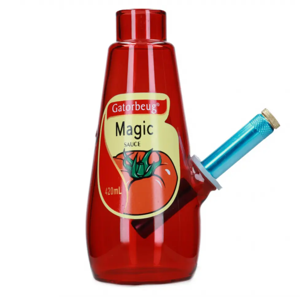 Bongo szklane Ketchup 17,5 cm XX mm