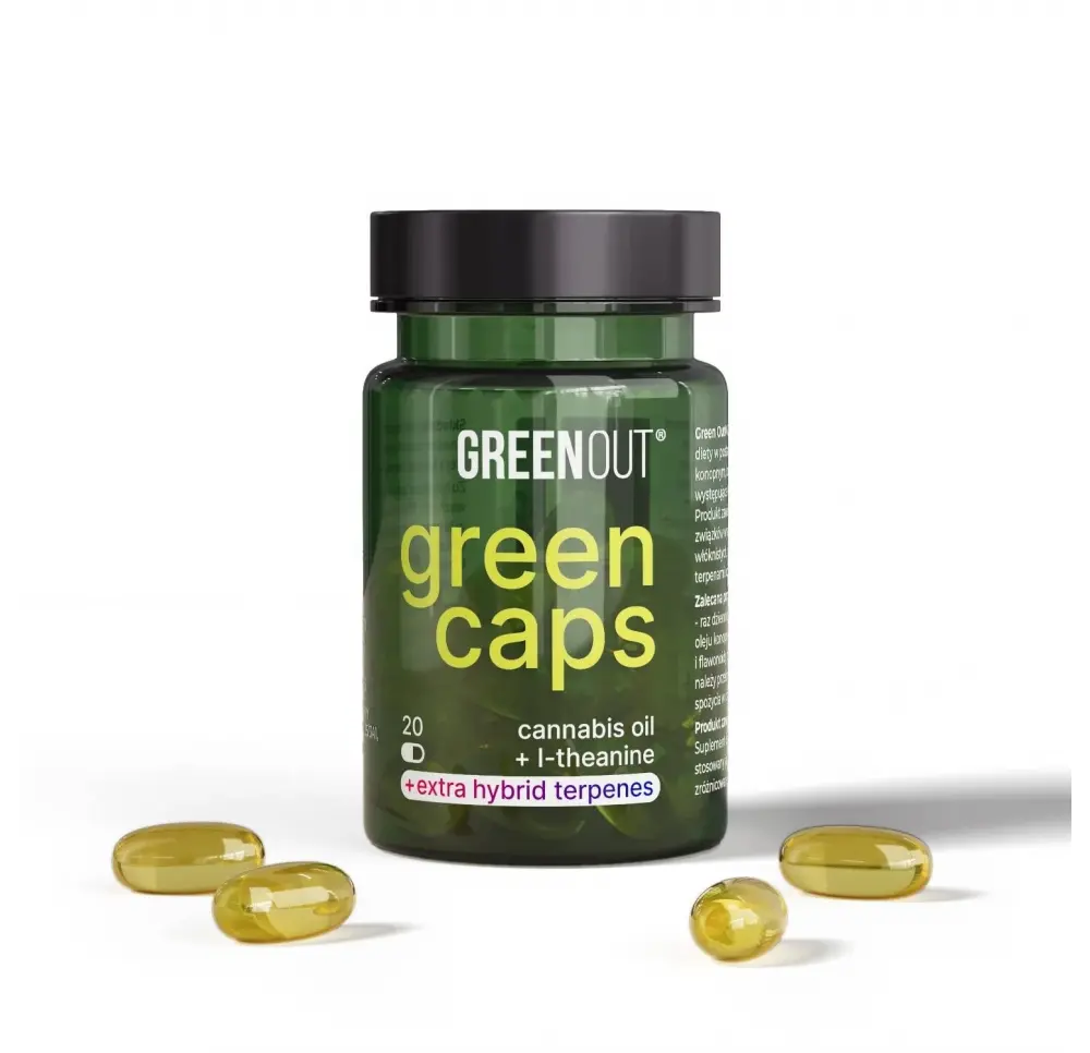 Kapsułki konopne Green Out® Green Caps + Terpeny