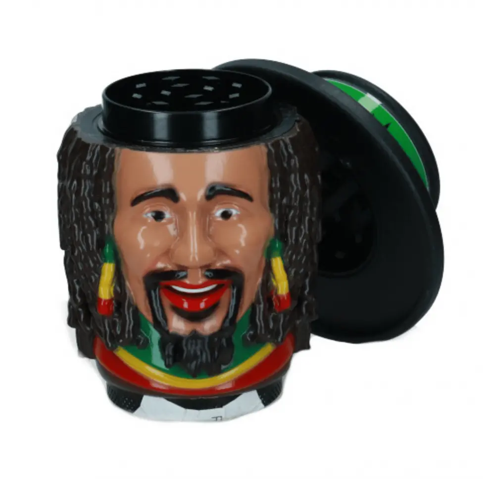 Młynek metalowy Rastaman 4 części 76 mm