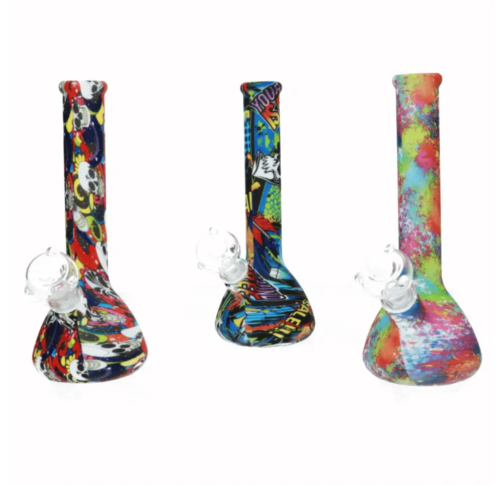 Bongo silikonowe SilMix 22 cm 14,5 mm MIX wzorów