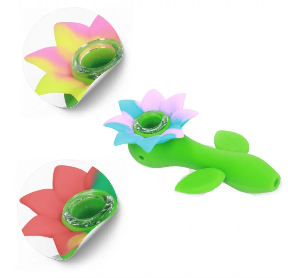 Lufka silikonowa Flower 11,7 cm MIX kolor