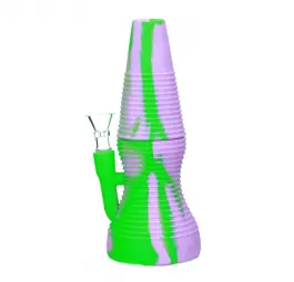 Bongo Crazy Marble 20 cm / 5 mm - Zielono-fioletowe