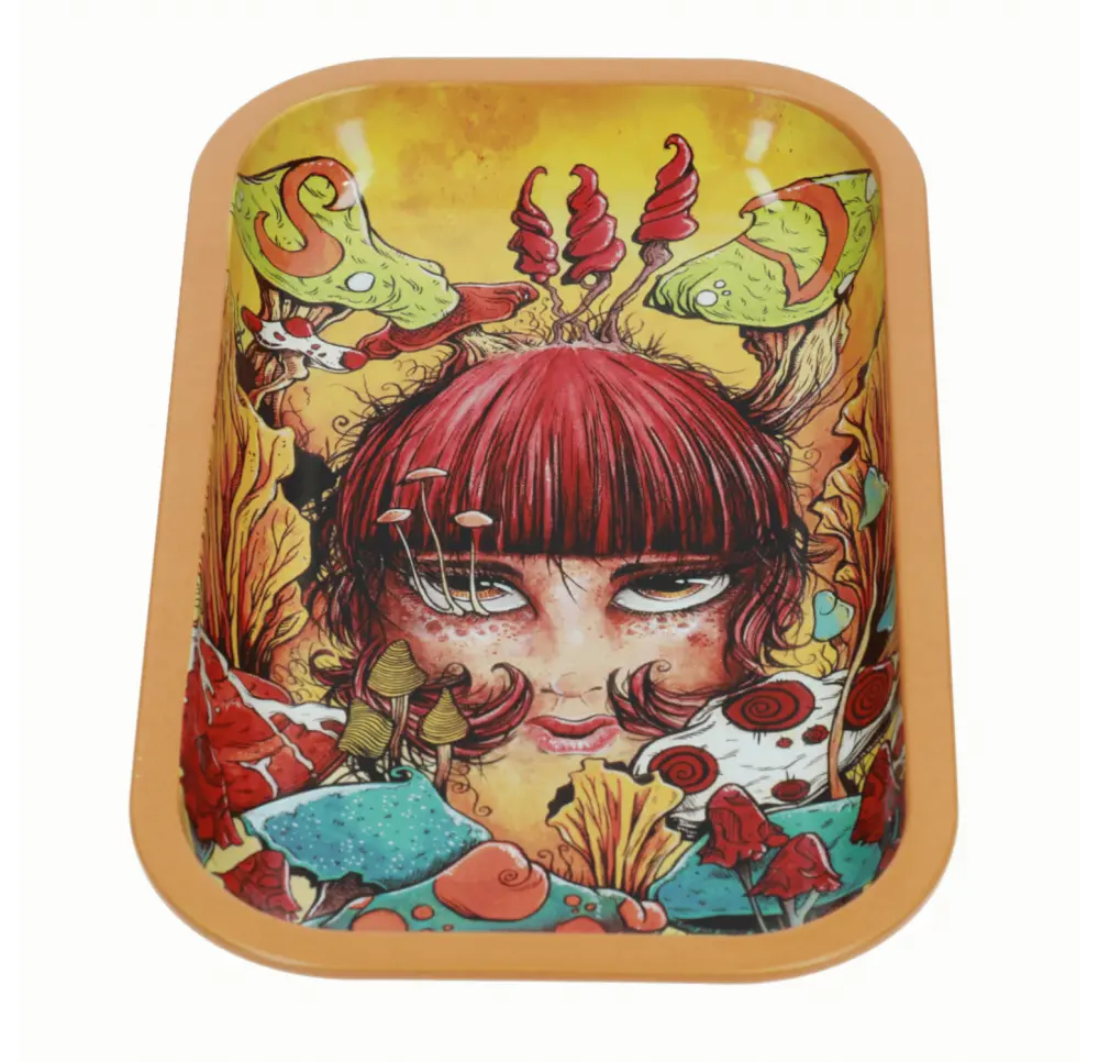 Tacka metalowa Mushroom 27x16 cm