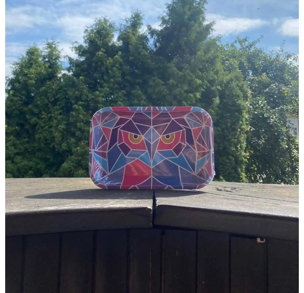 Metalowa Tacka BUHO Psychodelic - 29 x 19 cm - WGNIECENIA - OUTLET
