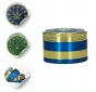 Młynek metalowy Listeczek 4 części 52 mm MIX kolor