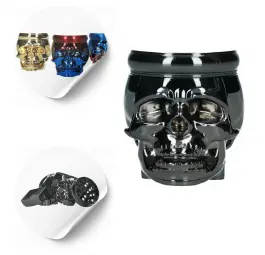 Młynek metalowo-akrylowy Czaszka x części 83 mm MIX kolor