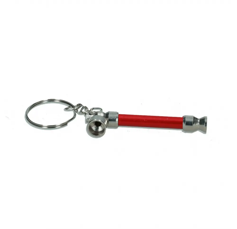 Lufka metalowa z brelokiem Red 55 mm