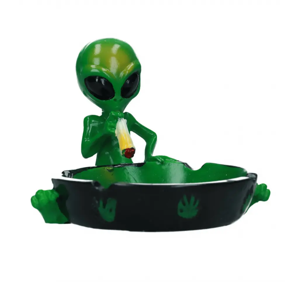 Popielniczka z żywicy epoksydowej Alien 12x9 cm MIX kolor