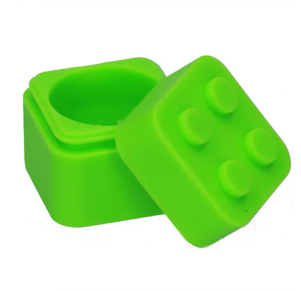 Pojemnik schowek silikonowy Klocek 3x3 cm MIX kolor