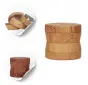 Młynek metalowo-drewniany Gwinea 4 części 52 mm MIX kolor