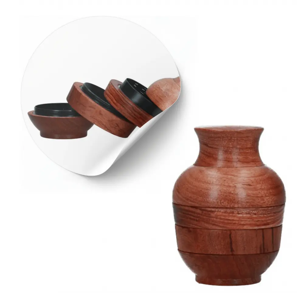 Młynek metalowo-akrylowy Egipt 4 części 57 mm