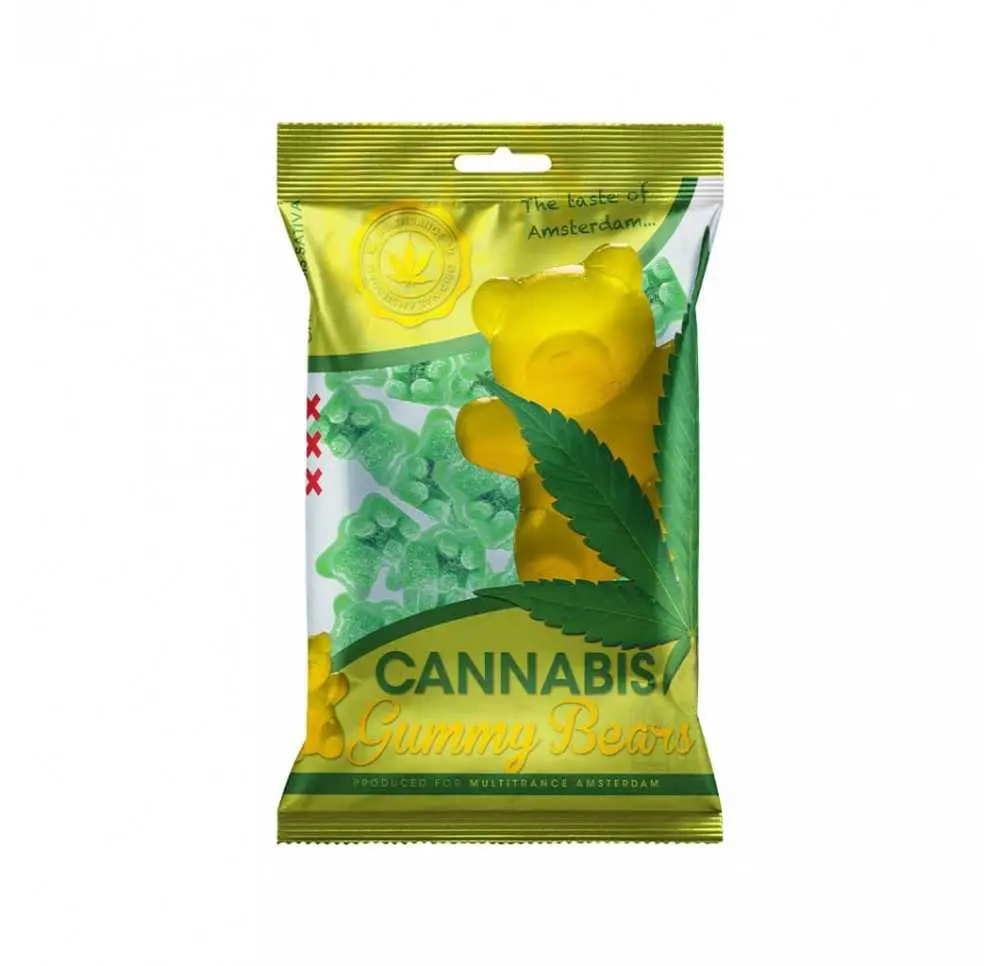 Żelki o smaku konopnym Gummy Bears 100g