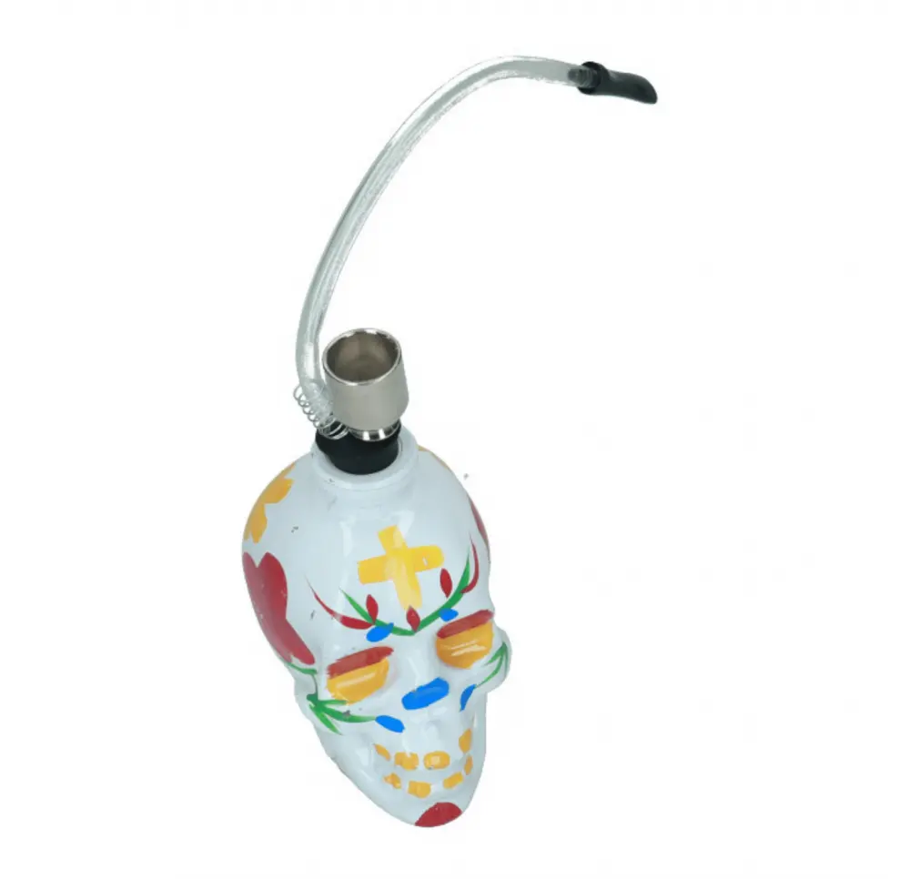 Fajka wodna Skull 13 cm MIX kolor