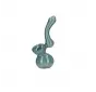 Szklany bubbler Plain 13,5 cm czarny