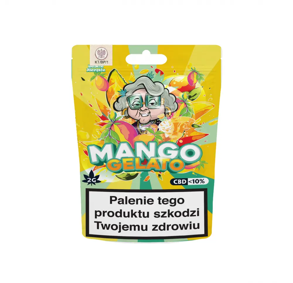 Susz CBD Speciały Babci Marysi - MANGO GELATO 2g