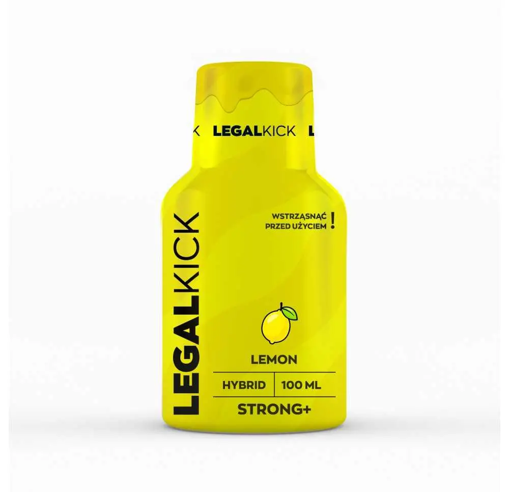 SHOT KONOPNY  LEGAL KICK - LEMON STRONG +