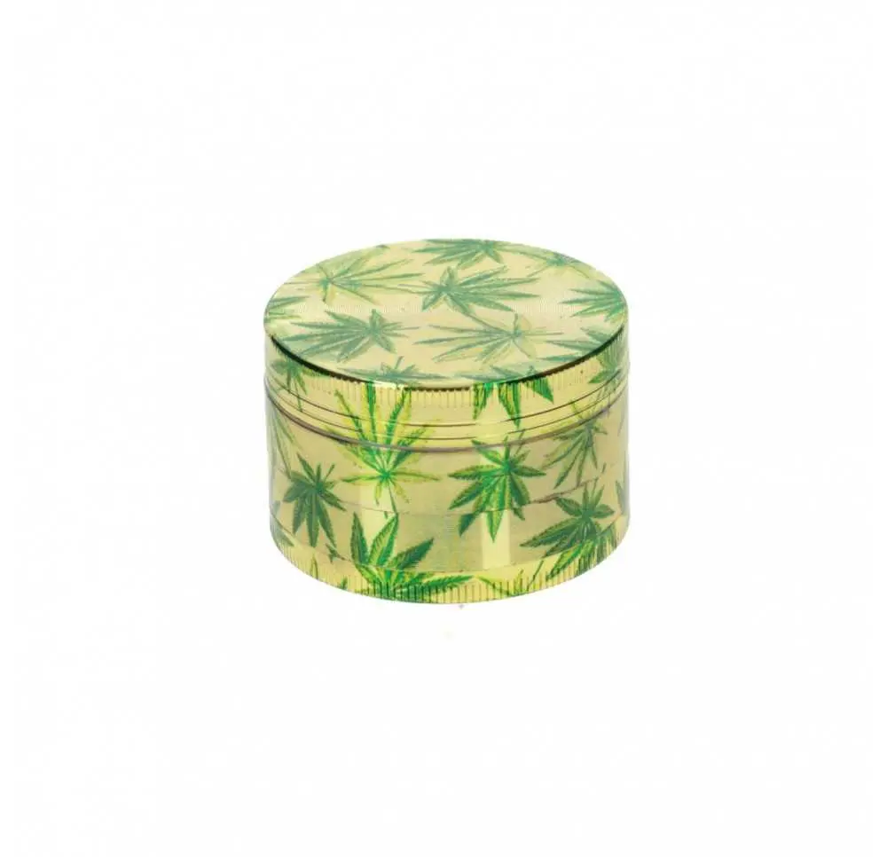 Młynek metalowy Golden Leaf 4 części 50 mm