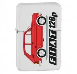 Zapalniczka benzynowa Tasman Nostalgia PRL Fiat 126p
