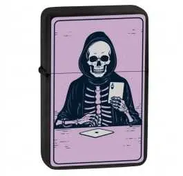 Zapalniczka benzynowa Tasman Śmierć Grająca w Karty