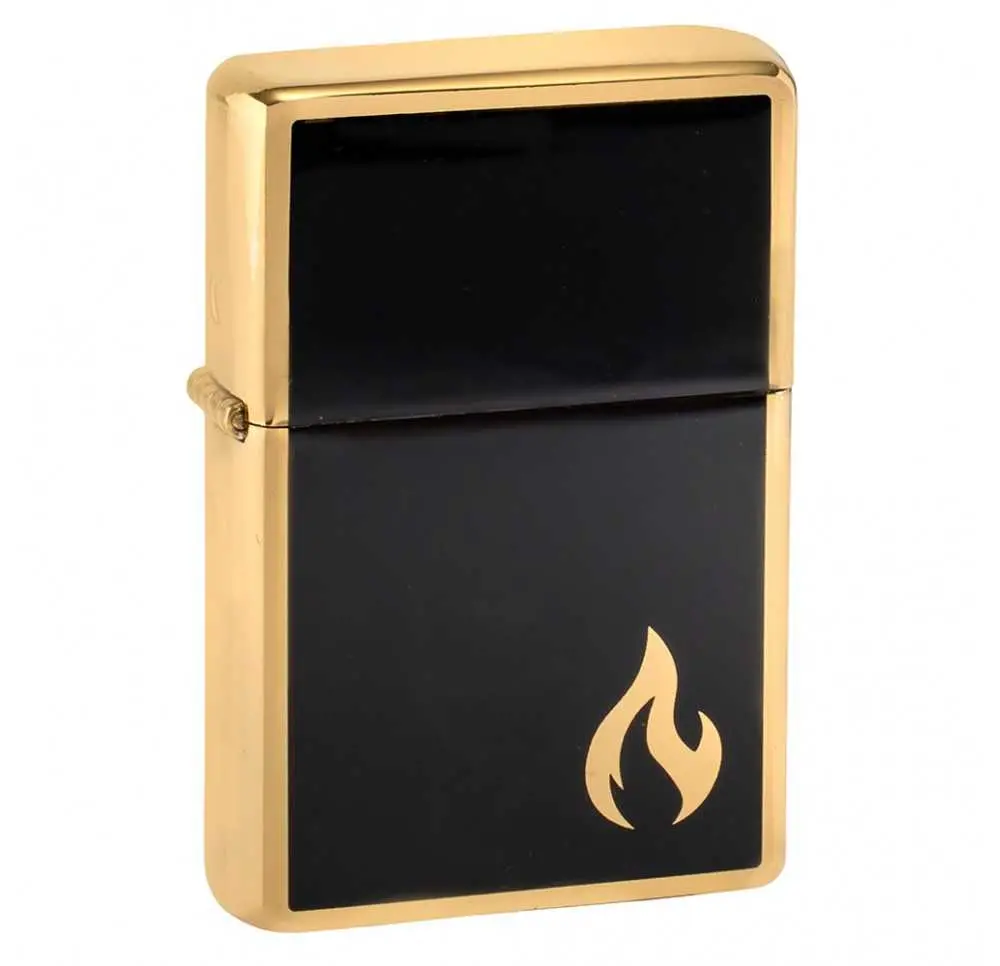 Zapalniczka benzynowa Tasman BRASS Płomień