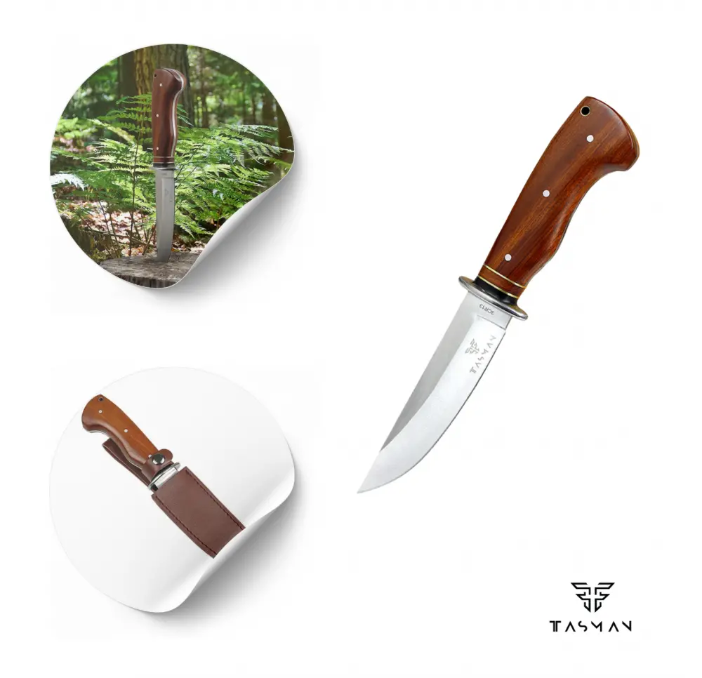 Nóż myśliwski z głownią stałą Tasman DEER
