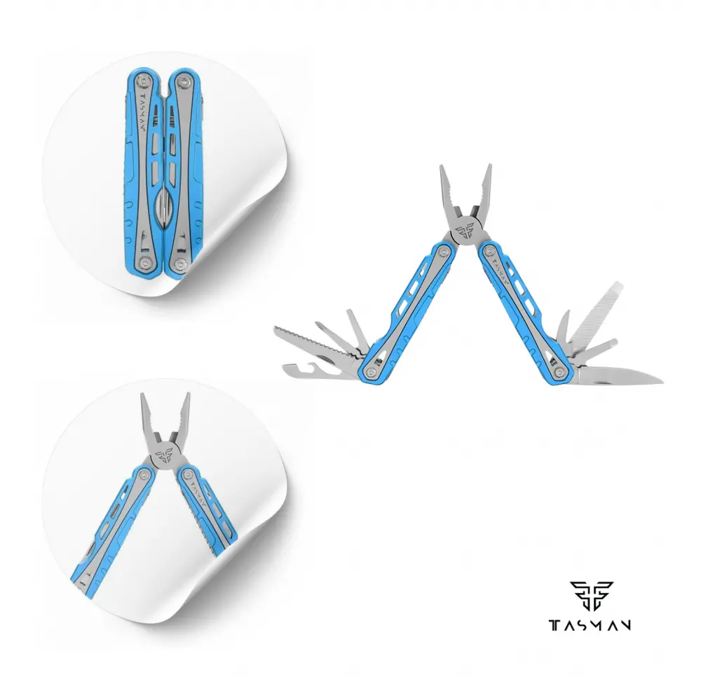 Multitool TASMAN 13 funkcji niebieski