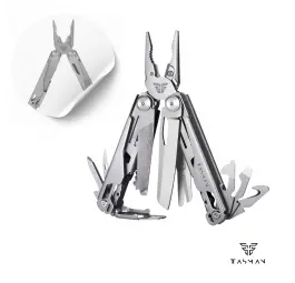Multitool TASMAN PRO 18 funkcji ze stali nierdzewnej srebrny