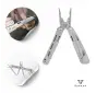 Multitool TASMAN PRO 19 funkcji ze stali nierdzewnej srebrny