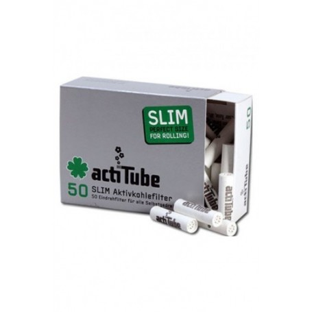 Filtry z węglem aktywnym ACTITUBE Slim 7 mm / 50 szt.