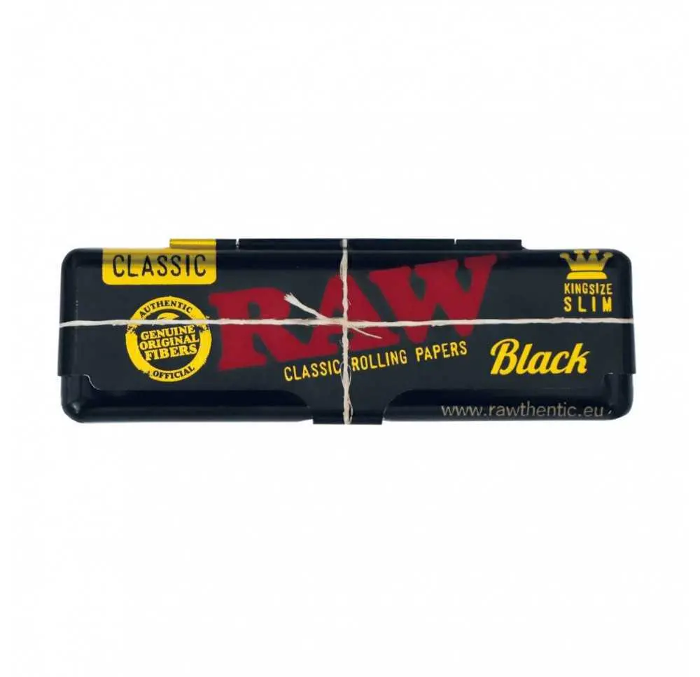 Opakowanie metalowe RAW Classic Black King Size Slim