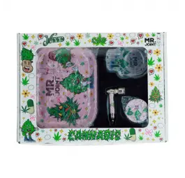 Zestaw Mr. Joint Młynek, popielniczka, lufka, tacka