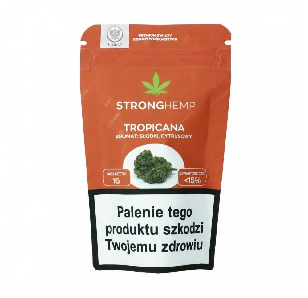 Susz konopny CBD „Tropicana” 1g STRONG HEMP