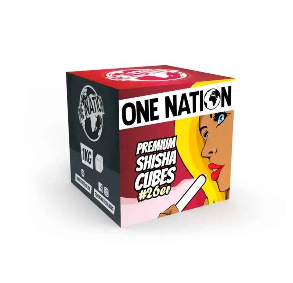Węgiel do Shishy One Nation 26x26x26mm 1 kg