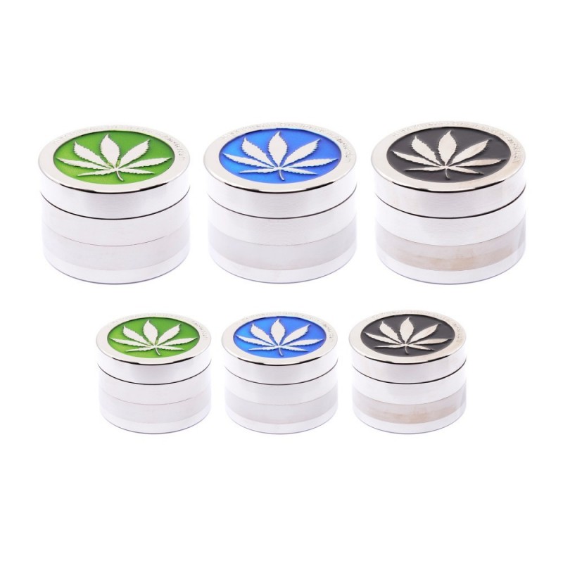 Four-part grinder - Ganja theme - 3 colors