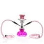 Pink Pumpkin Hookah with 2 hoses 24 cm